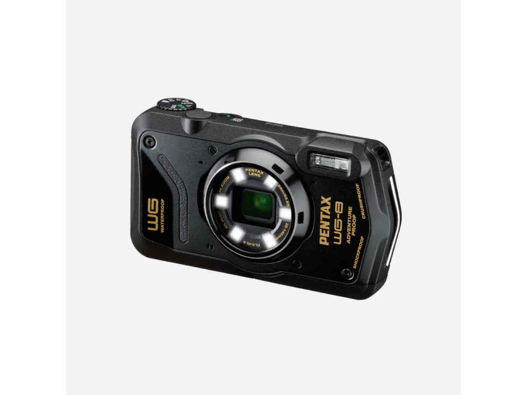 Pentax WG-8 Waterproof Digital Camera, 20 MP, 5X Zoom, 4K Video Pentax WG-8 Waterproof Digital Camera, 20 MP, 5X Zoom, 4K Video